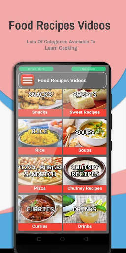Food Recipes Videos App - 2020 Step by Step screenshot 2