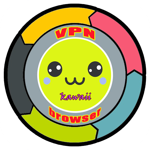 Kawaii Browser &amp; Unlimited VPN icon