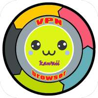 Kawaii Browser & Unlimited VPN logo