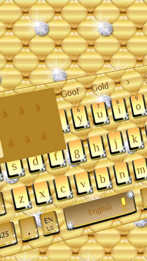 Luxury Gold Keyboard Theme screenshot 3