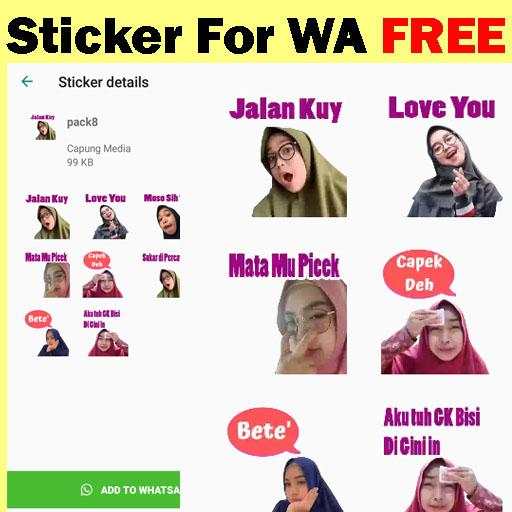 Sticker WA Funny Youtuber 2020 screenshot 4