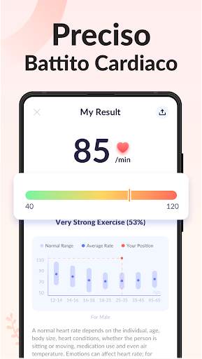 Cardiofrequenzimetro: Pulse screenshot 1
