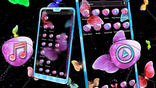 Colorful Butterfly Theme screenshot 3