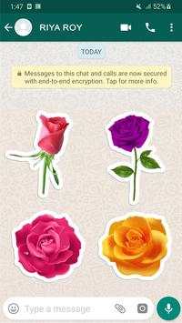 Flower Stickers For WhatsApp screenshot 2