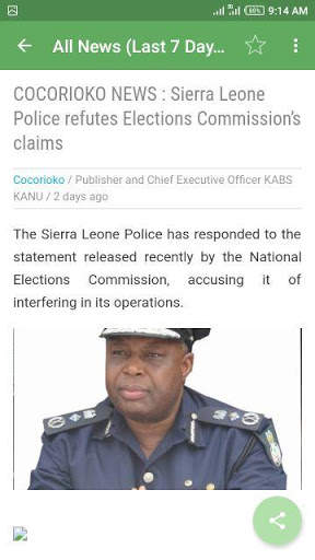 Sierra Leone News App screenshot 10