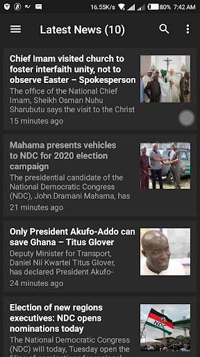 Ghana Breaking News screenshot 1