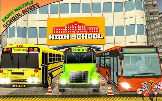 High School Bus Driving SIM Summer Camp Mania 2018 screenshot 7