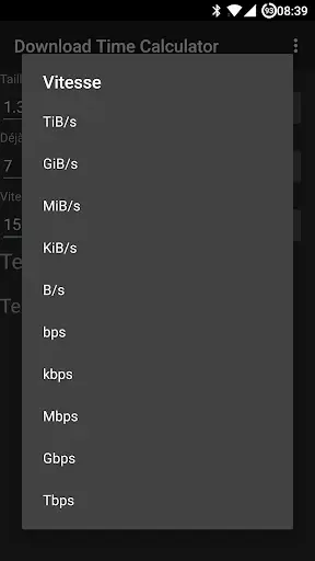 Download Time Calculator screenshot 4