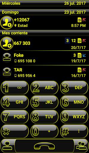 PP THEME PIXELPHONE GLOW YELLOW screenshot 1