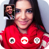 Live Video Chat - Random Video Call with Girls أيقونة