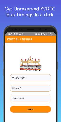 KSRTC  Bus Timings screenshot 1