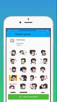 Sticker StickWapp Romantic for whatsapp screenshot 2