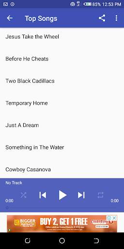Carrie Underwood Songs screenshot 3