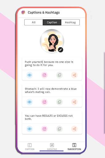 Captions & Hashtags for Instagram screenshot 6