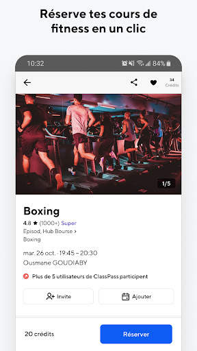ClassPass : fitness, bien-être screenshot 1
