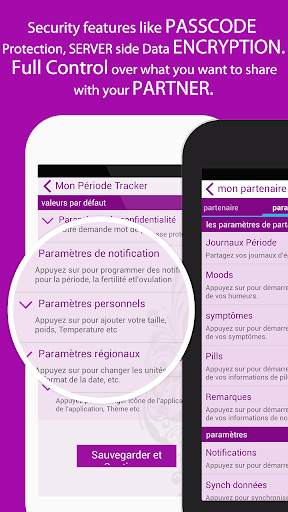 Mon Période Tracker/Calendrier screenshot 5