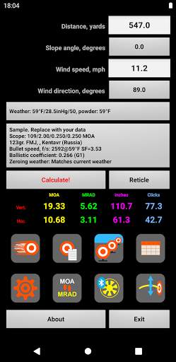 Strelok Pro screenshot 1