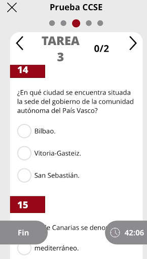 CCSE Nacionalidad Española Instituto Cervantes скриншот 4
