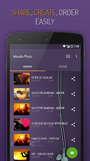 Waudio Music - Your Music on Social Networks screenshot 6