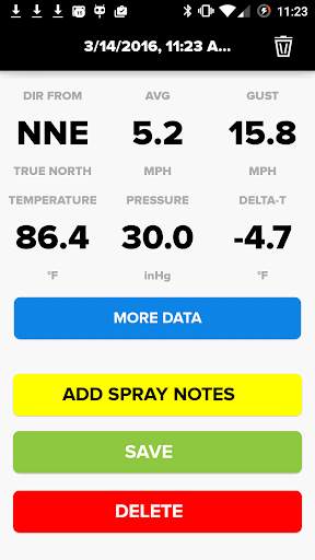 Wind & Weather Meter for Ag 2 تصوير الشاشة