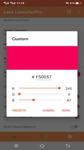 Lens Launcher Pro screenshot 4