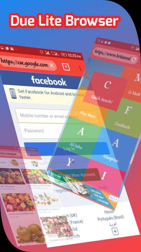 Lite Browser - 4G LTE Browser App screenshot 2