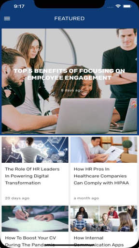 HR Management App screenshot 1