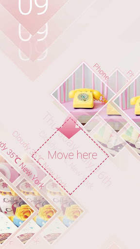 (FREE) Beauty Theme GO Locker screenshot 3