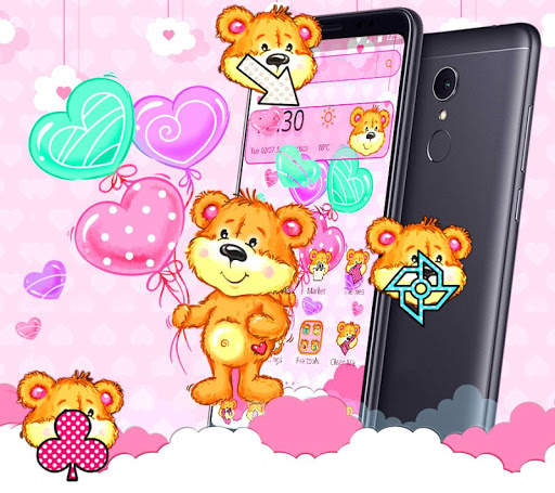 Love Balloon Teddy Bear Theme🐻 screenshot 2