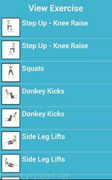 Legs & Butt Exercises screenshot 4