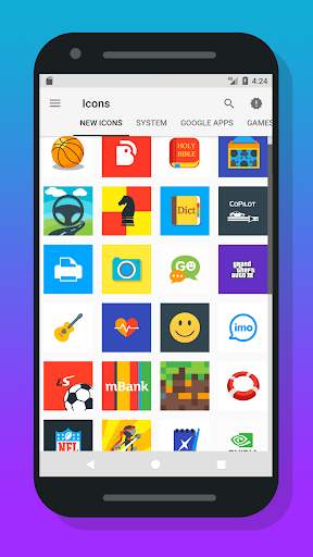 Oreo Square - Icon pack 4 تصوير الشاشة