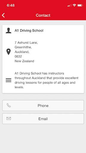 A1 Driving School App screenshot 1