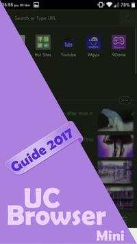 Guide For UC Browser Mini 2017 скриншот 3