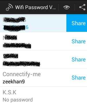 WiFi Password Viewer screenshot 1