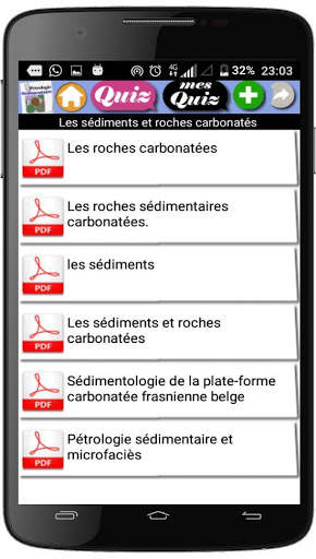 Cours de Pétrologie sédimentaire screenshot 3