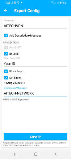 AiTECH VPN - SSH/HTTP/SSL VPN screenshot 6