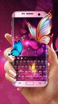 Glow butterfly keyboard स्क्रीनशॉट 1
