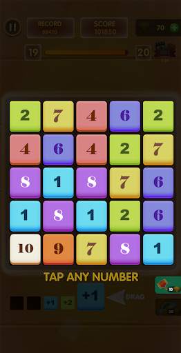 Number Game - Math-3 Game - Merge Block Raising screenshot 5