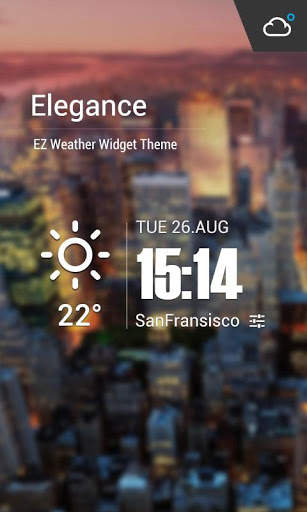 Live weather & Clock Widget screenshot 2