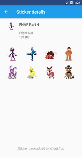 WAStickers - Fnaf Stickers screenshot 3