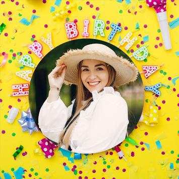 Happy Birthday Photo Frame 4 تصوير الشاشة