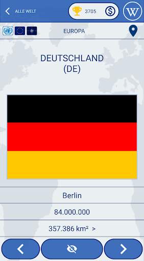 Das Flaggen der Welt - Quiz screenshot 1