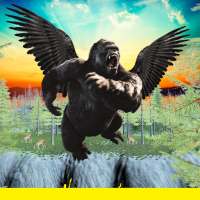 Flying Gorilla Simulator: Wild Gorilla Jungle logo