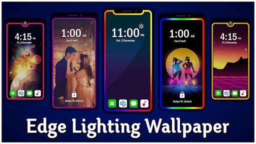 Edge Lighting Wallpaper-BorderLight live Wallpaper screenshot 1