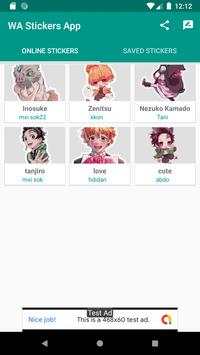 demon slayer  stickers for whatsapp screenshot 1