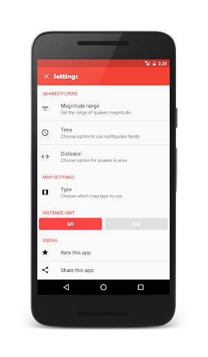 EarthQuake App screenshot 8