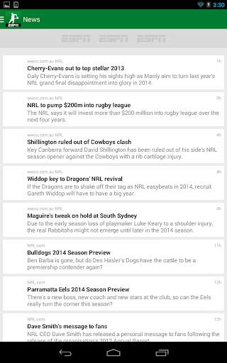 NRL Live Scores - League Now screenshot 9