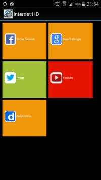 HD internet Browser screenshot 1