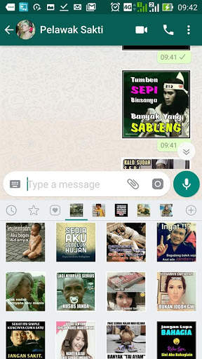 Stiker WA 4000  Perang Gambar Lucu WAStickerApps screenshot 2