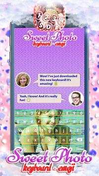 Sweet Photo Keyboard - Emoji screenshot 2